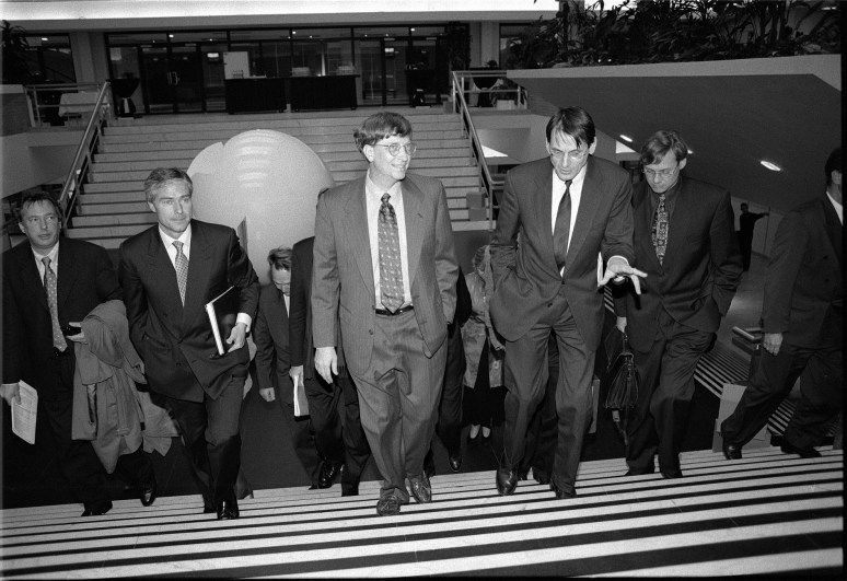 • Bill Gates and Jo Ritzen, november 5 1996