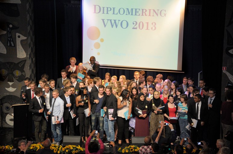 • diploma-uitreiking VWO